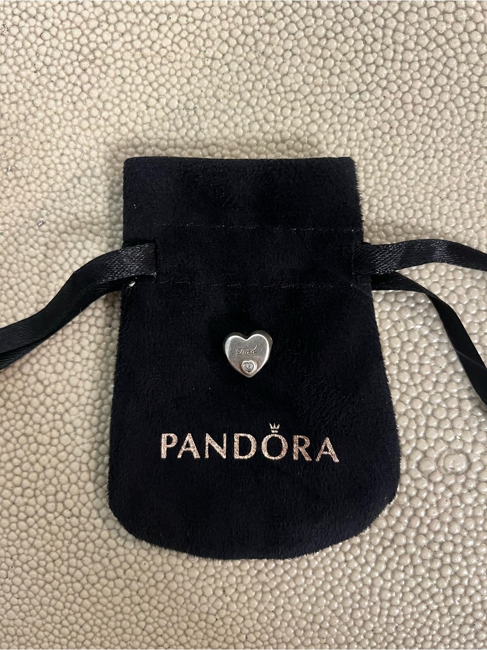 Pandora Authenic Dad Heart Charm sterling silver charm S 925 ALE